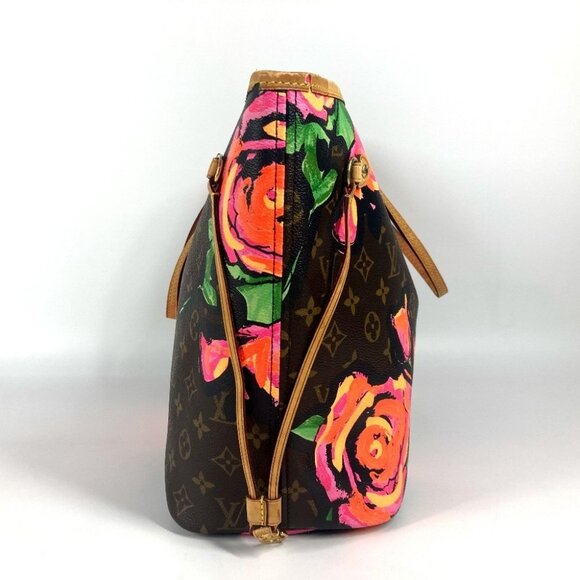 LOUIS VUITTON M48613 Monogram Rose Neverfull MM Shoulder Bag Tote Bag - Picture 5 of 16